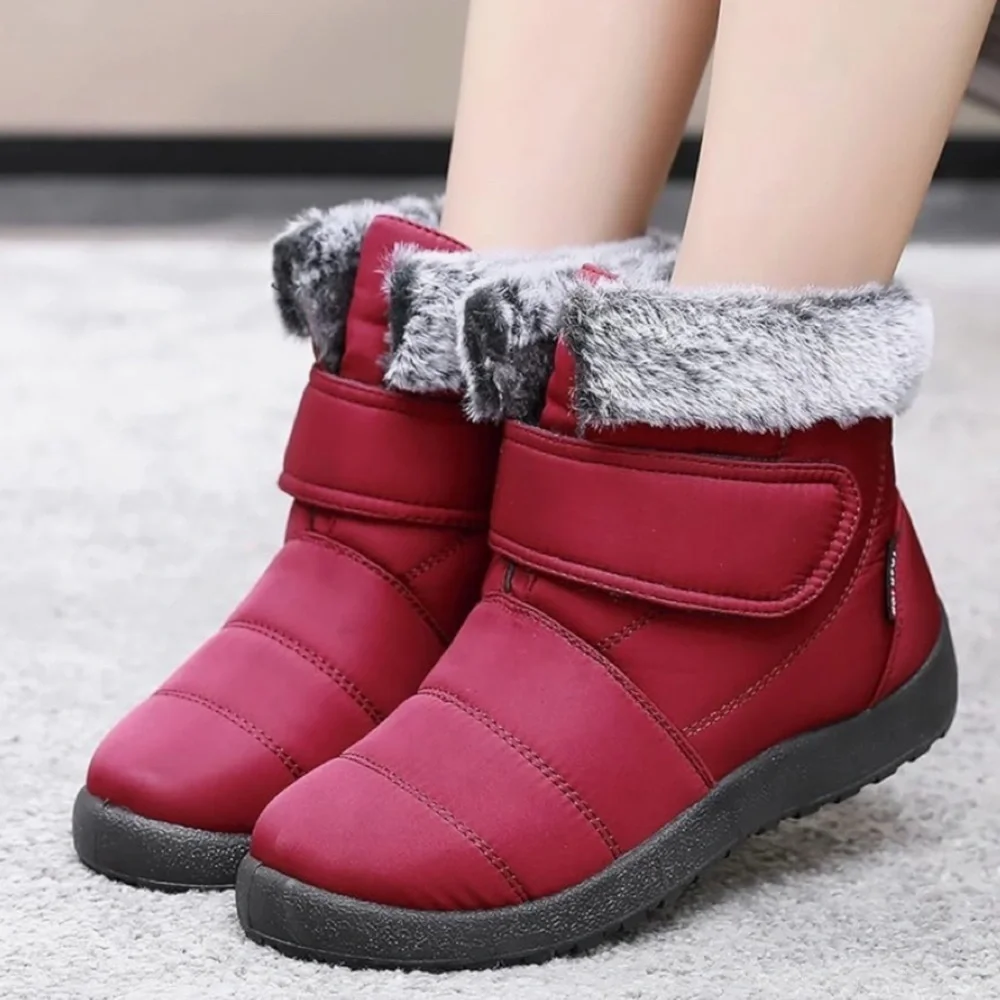 Burgundy Winter Snow/Rain Boots